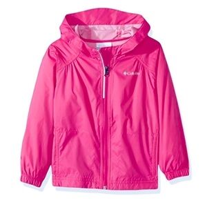 Girls Large 14 16 Columbia Pink Waterproof Jacket